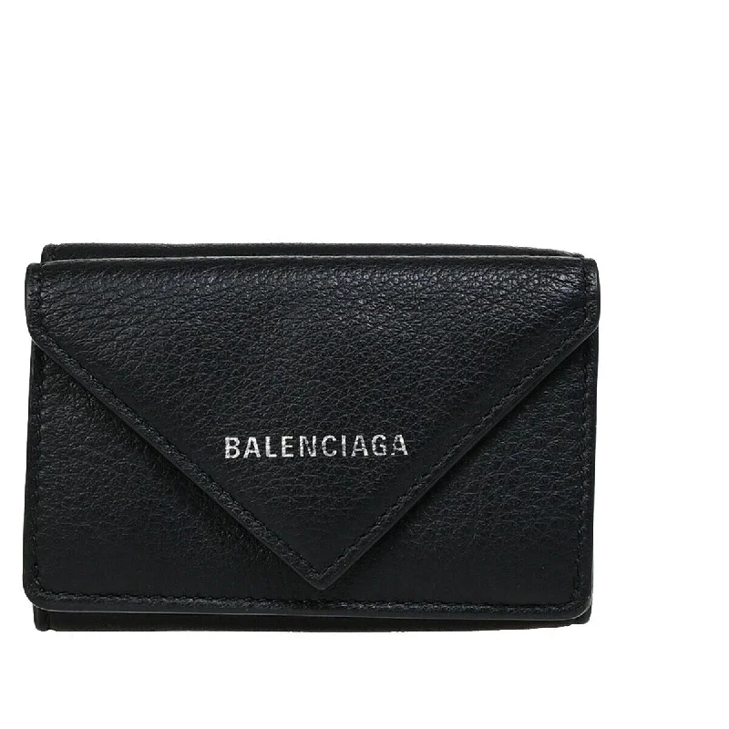 Keychains with vintage hooks-Balenciaga Envelop  Leather Wallet  (Pre-Owned)