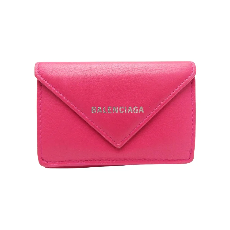 Wallets with leather textures-Balenciaga Papier  Leather Wallet  (Pre-Owned)