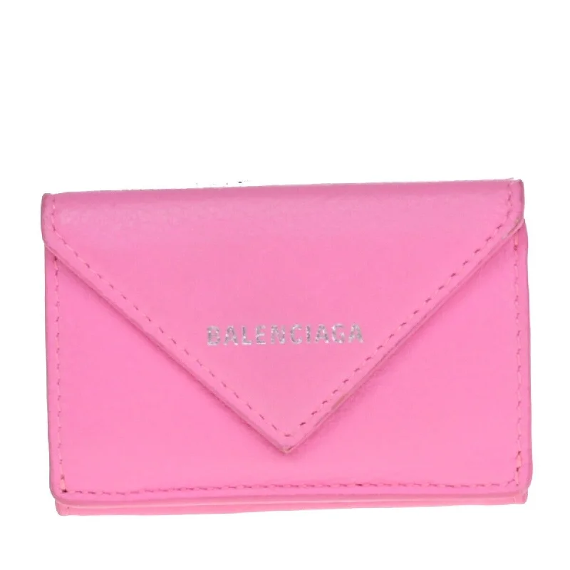 Wallets with student flaps-Balenciaga Papier  Leather Wallet  (Pre-Owned)