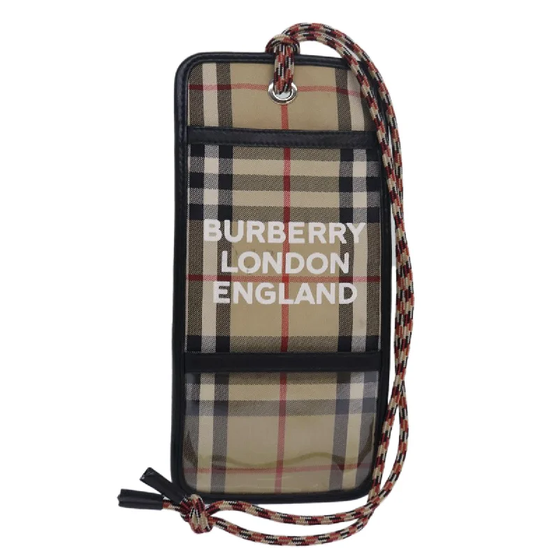 Wallets with holiday vibes-Burberry Nova Check  Canvas Wallet  (Pre-Owned)