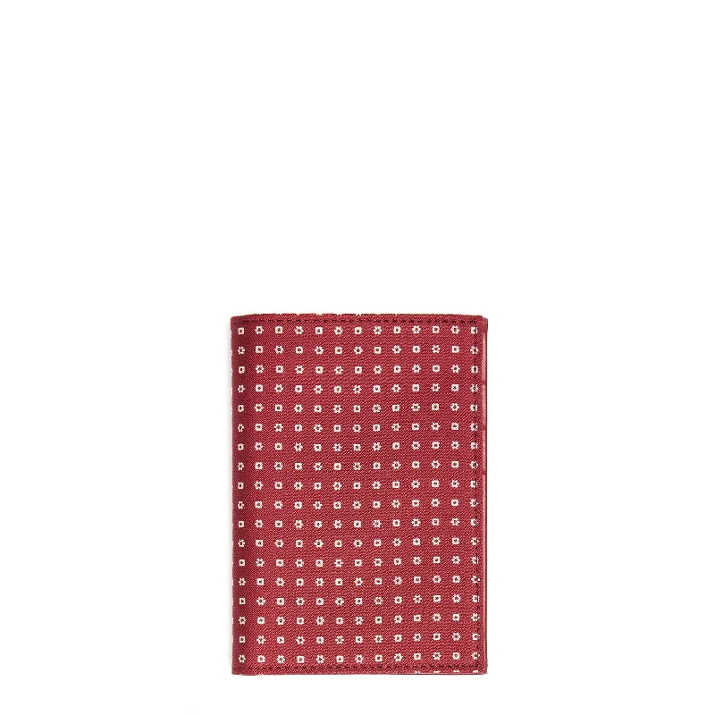 Affordable backpack-BURGUNDY VERTICAL WALLET