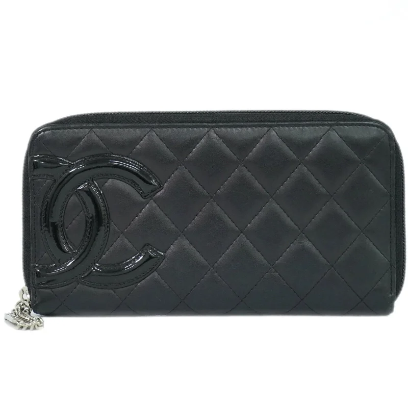 Wallets with durable shells-Chanel Cambon  Leather Wallet  (Pre-Owned)