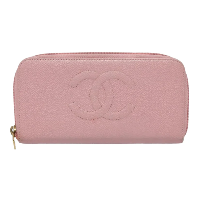 Wallets with casual flaps-Chanel Logo Cc  Leather Wallet  (Pre-Owned)