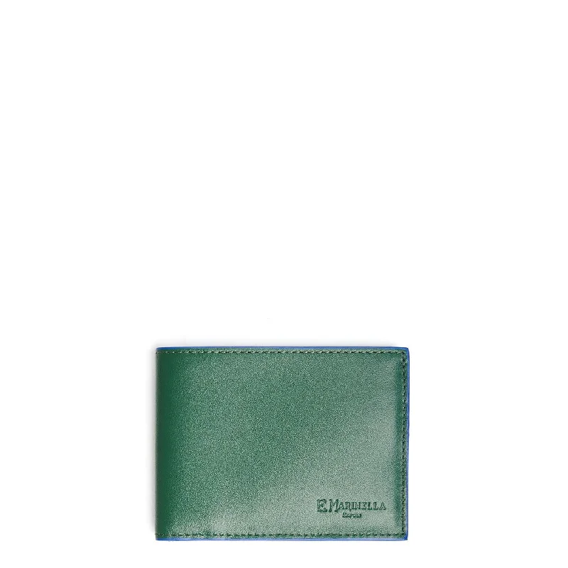 Backpack with hydration sleeve-DARK GREEN HORIZONTAL WALLET