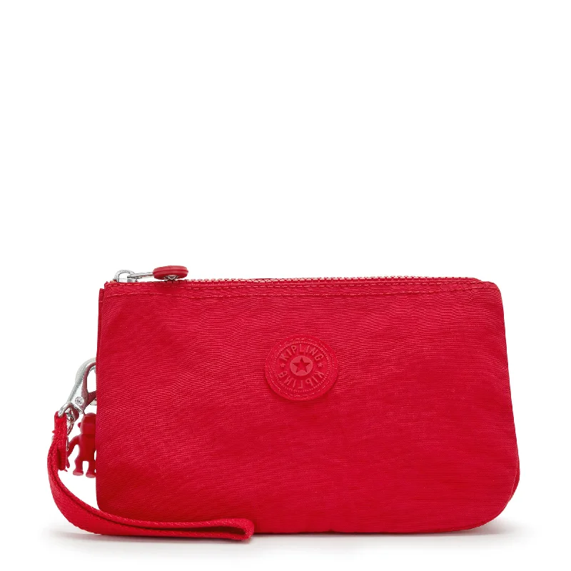 Minimalist backpack-Kipling Creativity Extra Large Wristlet - Red Rouge