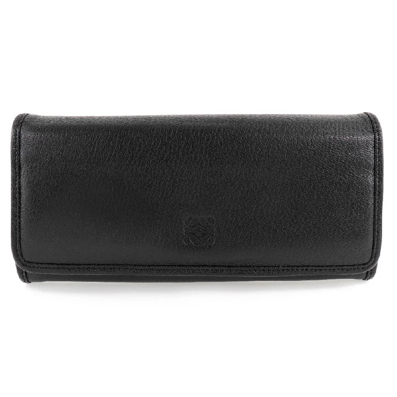 Wallets with easy slots-Loewe  Pony-Style Calfskin Wallet  (Pre-Owned)