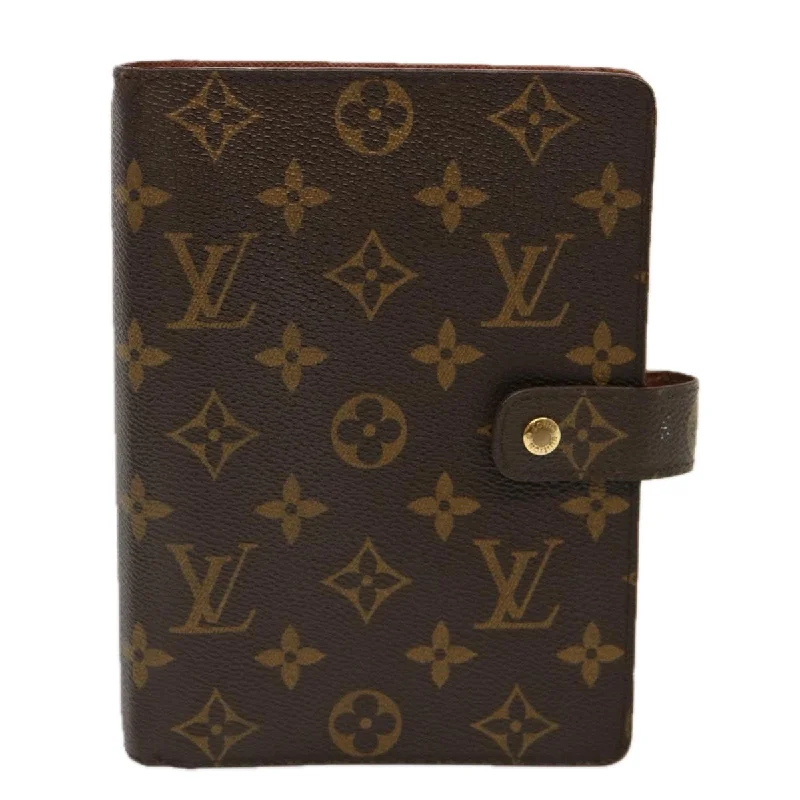 Keychains with fabric clips-Louis Vuitton Agenda Cover  Canvas Wallet  (Pre-Owned)