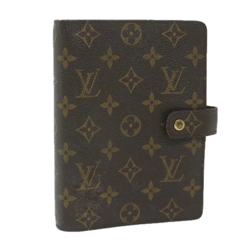 Wallets with student slots-Louis Vuitton Agenda Cover  Canvas Wallet  (Pre-Owned)