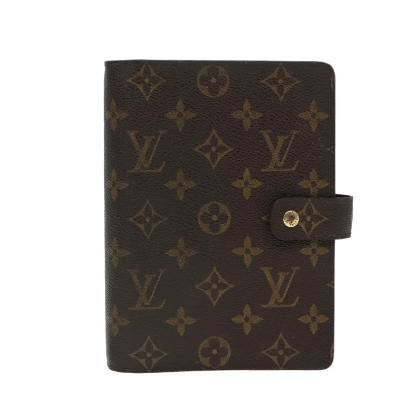 Keychains with personalized names-Louis Vuitton Agenda Mm  Canvas Wallet  (Pre-Owned)