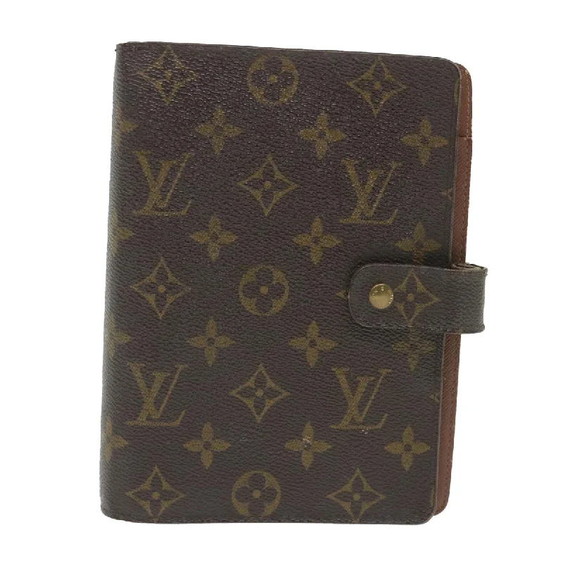 Keychains with floral charms-Louis Vuitton Agenda Mm  Canvas Wallet  (Pre-Owned)