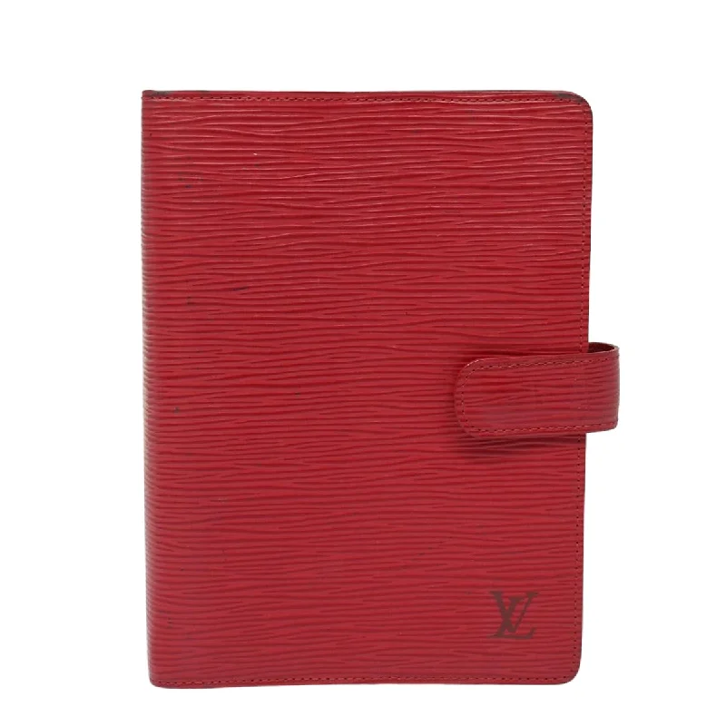 Keychains with retro hooks-Louis Vuitton Agenda Mm  Leather Wallet  (Pre-Owned)