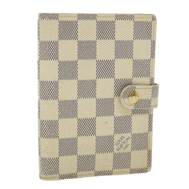 Wallets with snap pockets-Louis Vuitton Agenda Pm  Canvas Wallet  (Pre-Owned)