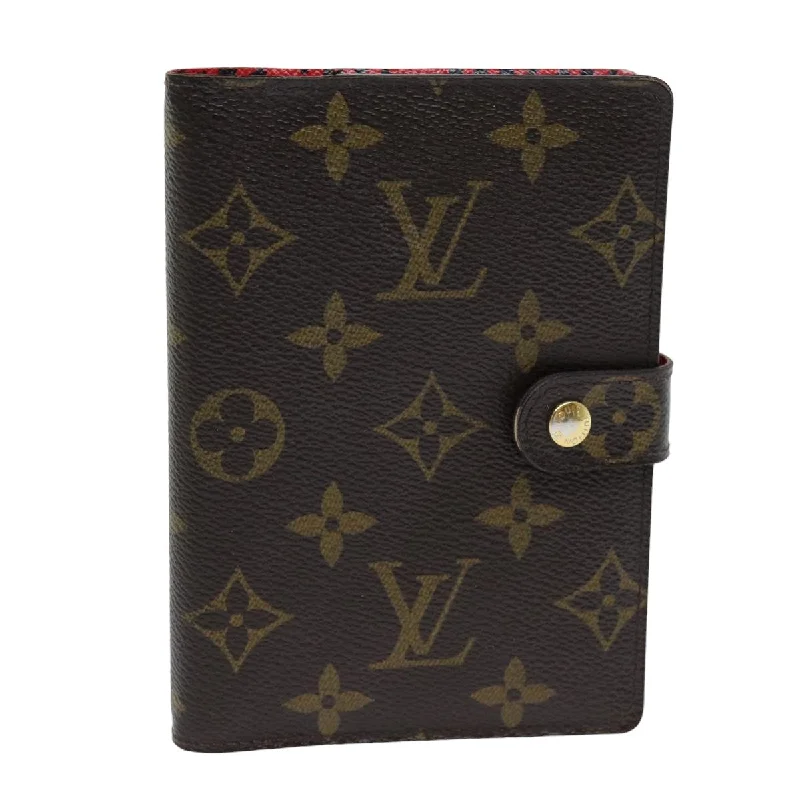 Wallets with card storage-Louis Vuitton Agenda Pm  Canvas Wallet  (Pre-Owned)