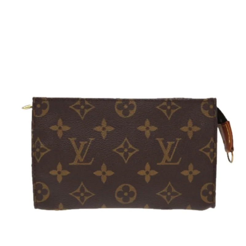 Wallets for holiday gifts-Louis Vuitton Poche Toilette  Canvas Wallet  (Pre-Owned)