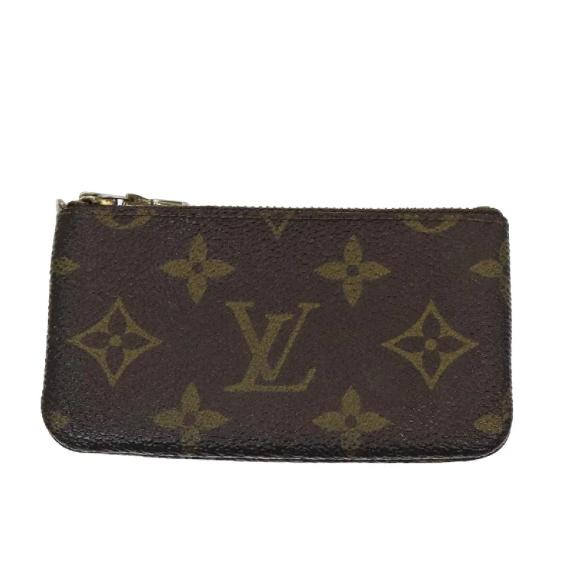 Keychains with rubber straps-Louis Vuitton Pochette Clés  Canvas Wallet  (Pre-Owned)