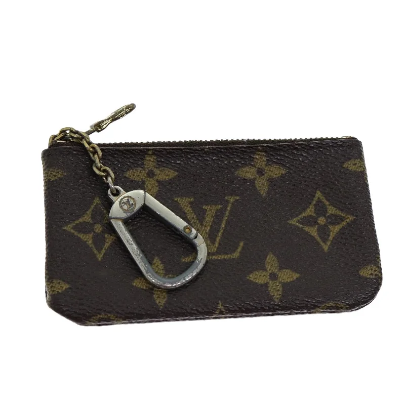 Wallets with winter designs-Louis Vuitton Pochette Clés  Canvas Wallet  (Pre-Owned)