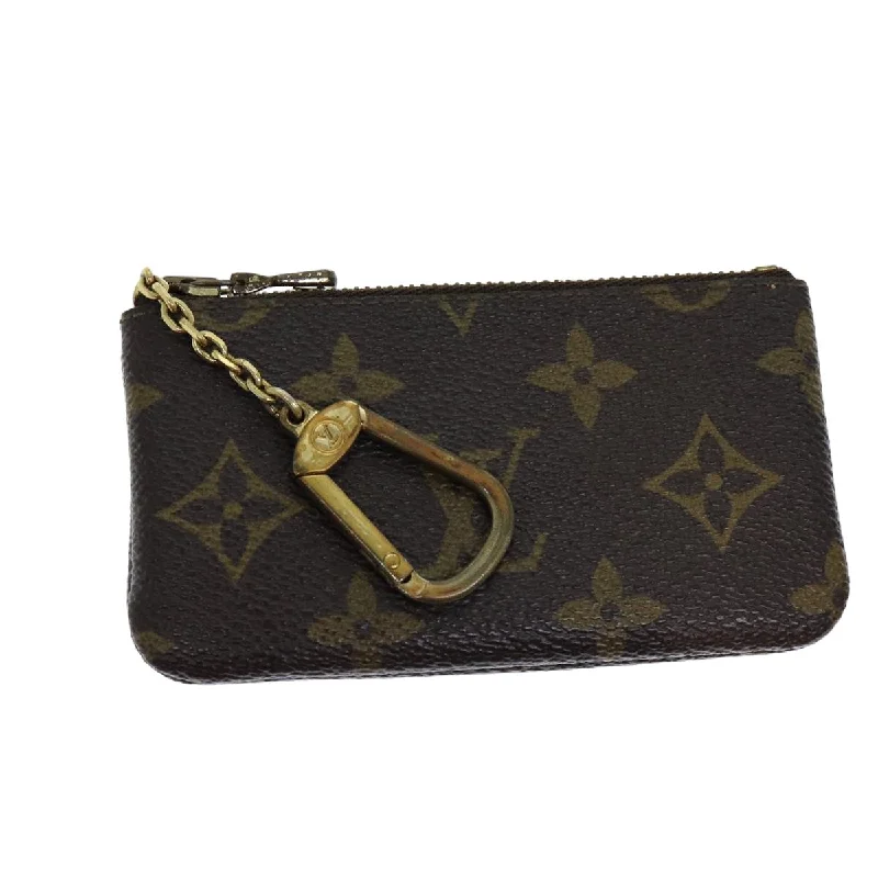 Wallets with RFID blocking-Louis Vuitton Pochette Clés  Canvas Wallet  (Pre-Owned)