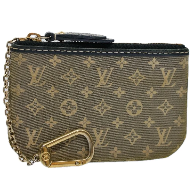 Wallets with safety slots-Louis Vuitton Pochette Clés  Canvas Wallet  (Pre-Owned)