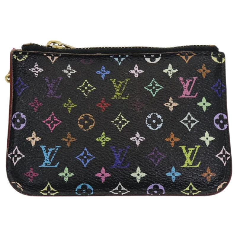 Keychains with soft hooks-Louis Vuitton Pochette Clés  Canvas Wallet  (Pre-Owned)