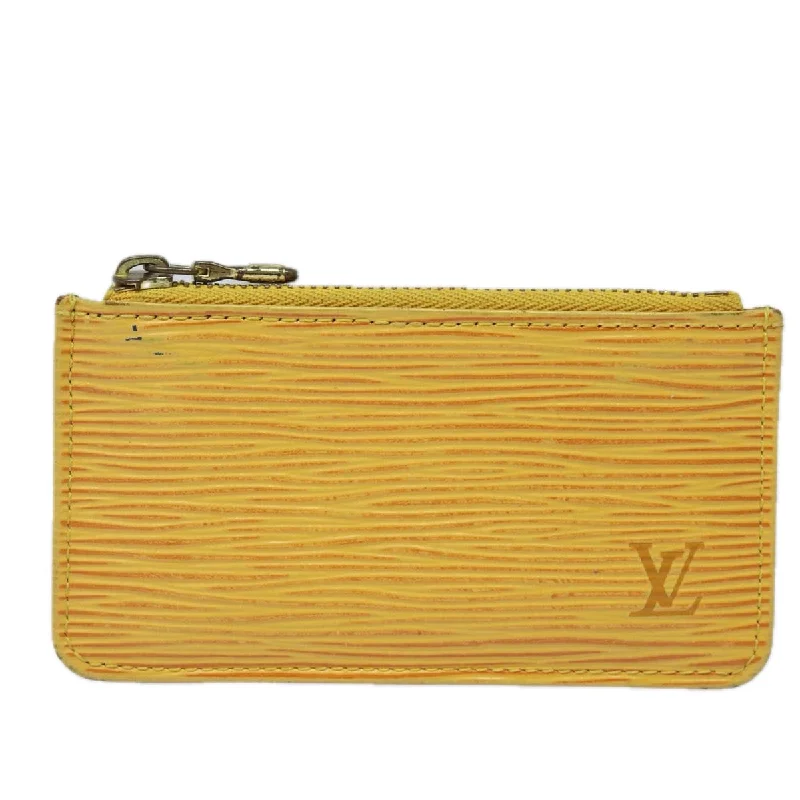 Keychains with bold hooks-Louis Vuitton Pochette Clés  Leather Wallet  (Pre-Owned)