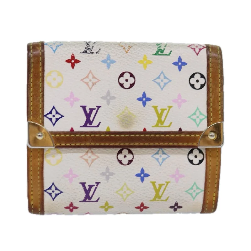 Keychains with shiny tags-Louis Vuitton Porte-Monnaie  Canvas Wallet  (Pre-Owned)