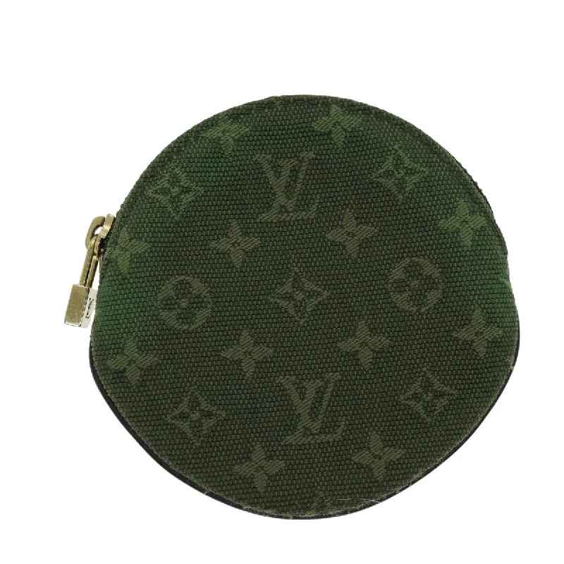 Wallets for business needs-Louis Vuitton Porte Monnaie Rond  Canvas Wallet  (Pre-Owned)