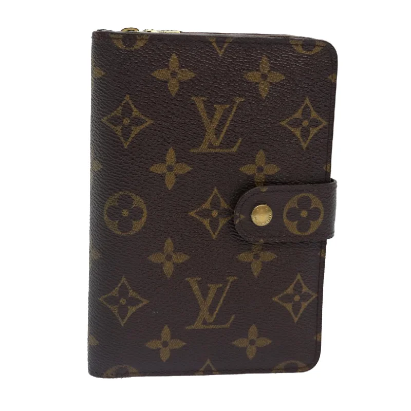 Keychains with trendy patterns-Louis Vuitton Porte Papier  Canvas Wallet  (Pre-Owned)