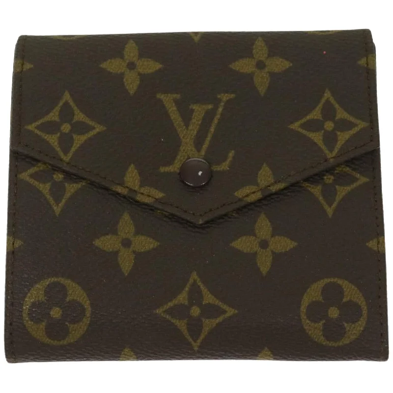 Keychains with gem clips-Louis Vuitton Portefeuille Victorine  Canvas Wallet  (Pre-Owned)