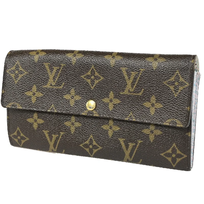 Keychains with shiny straps-Louis Vuitton Sarah  Canvas Wallet  (Pre-Owned)