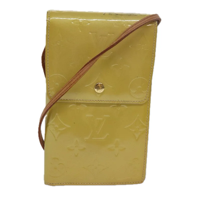 Keychains with playful tags-Louis Vuitton Walker  Patent Leather Wallet  (Pre-Owned)