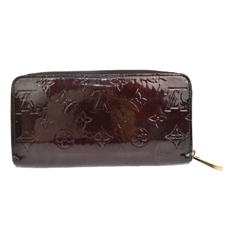 Keychains with playful hooks-Louis Vuitton Zippy  Patent Leather Wallet  (Pre-Owned)