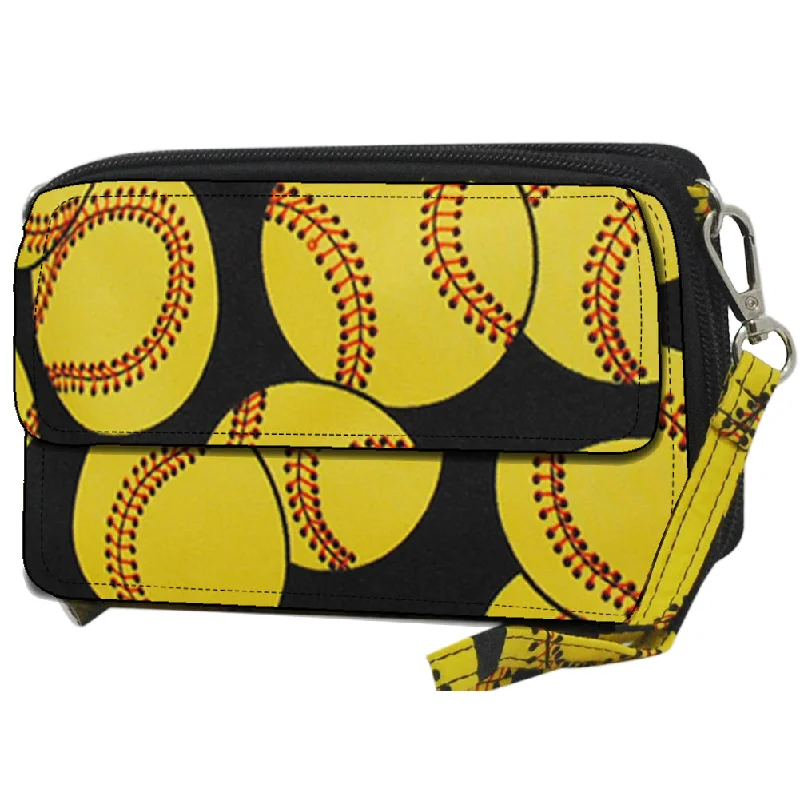 Backpack for cross-country travel-Softball NGIL Canvas All In One Wallet