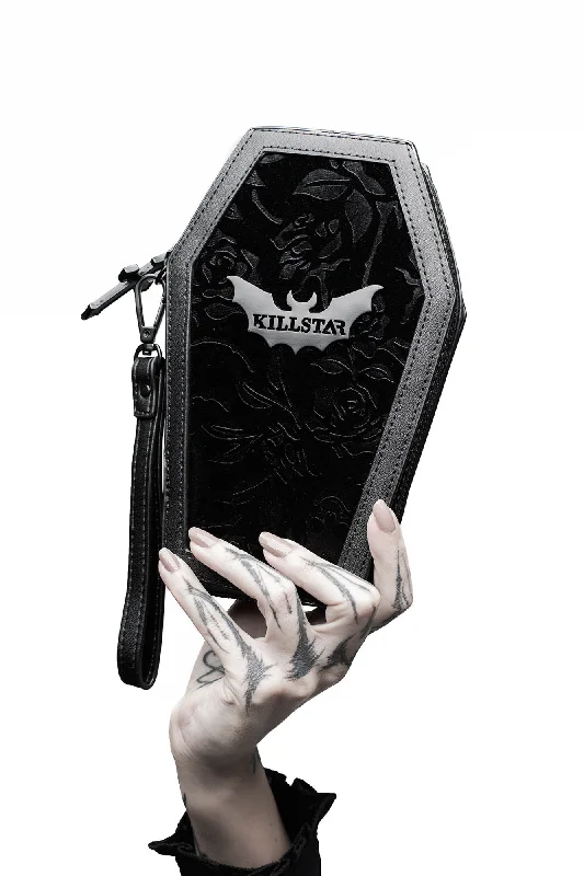 Backpack for long treks-Vampire's Kiss Coffin Wallet [B]