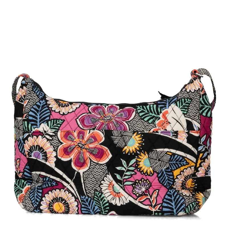 Messenger bag for luxury travel-Vera Bradley Messenger Bag Kauai Floral