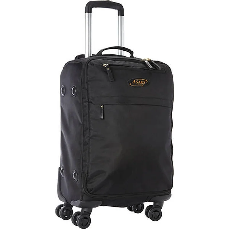 Suitcase with reinforced corners-A. Saks 22” Lightweight Spinner Carry- On Dual spinner wheels