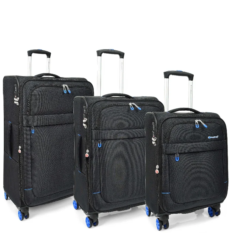 Suitcase for long journeys-Four Wheel Suitcase Lightweight Expandable Quito