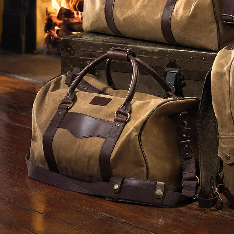 Campaign Waxed Canvas Medium Field Duffle Bag