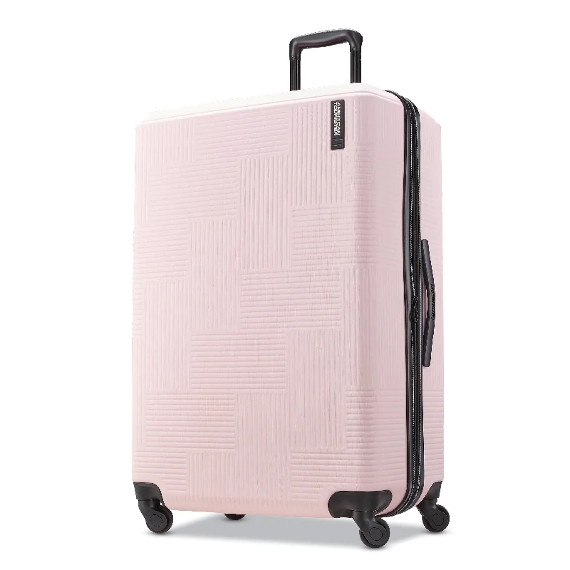 Suitcase with sleek straps-American Tourister Stratum XLT 28" Spinner