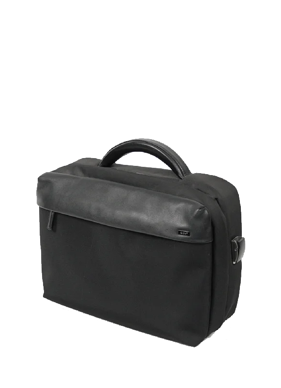 Briefcase with packable designs-COX Laptop Briefcase Nylon Large