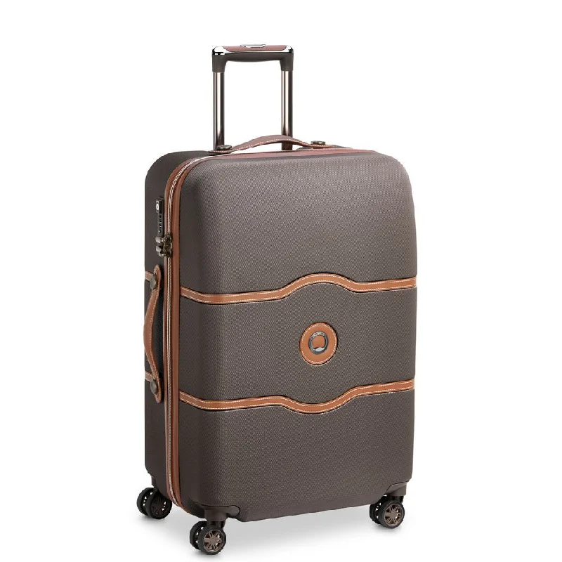 Suitcase with hidden pockets-Delsey Chatelet Hard + (MEDIUM)