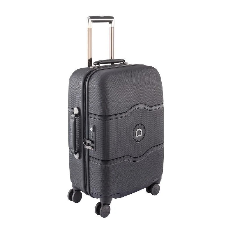 Suitcase with sturdy zippers-Delsey Chatelet Hard + (SMALL)