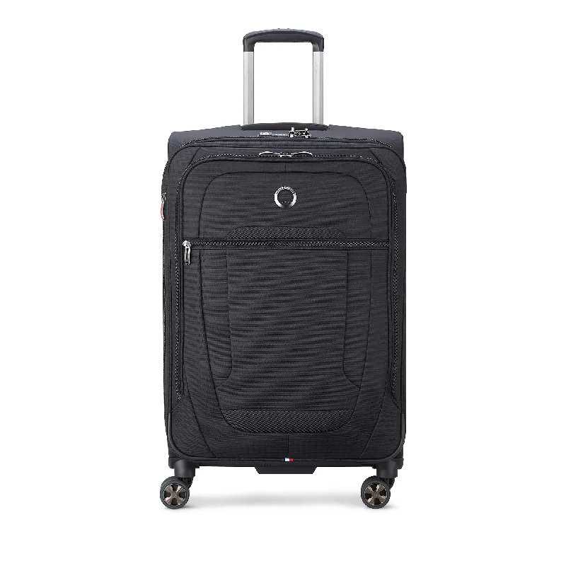 Suitcase with stylish handles-Delsey Helium DLX Softcase Luggage (MEDIUM) (UP TO 30% OFF)