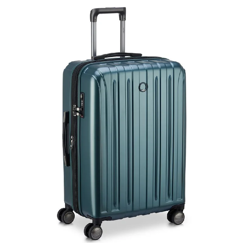 Suitcase with large zippers-Delsey Titanium Hardside Luggage (MEDIUM)