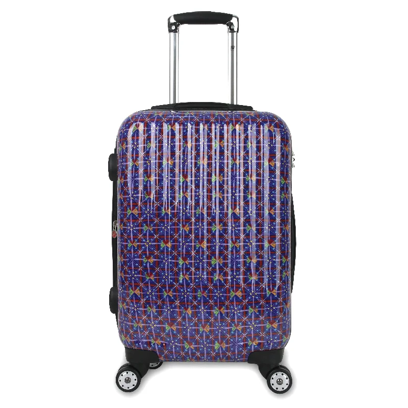 Suitcase for daily travel-J World New York TITAN 24" Expandable Polycarbonate Luggage Carry on ART