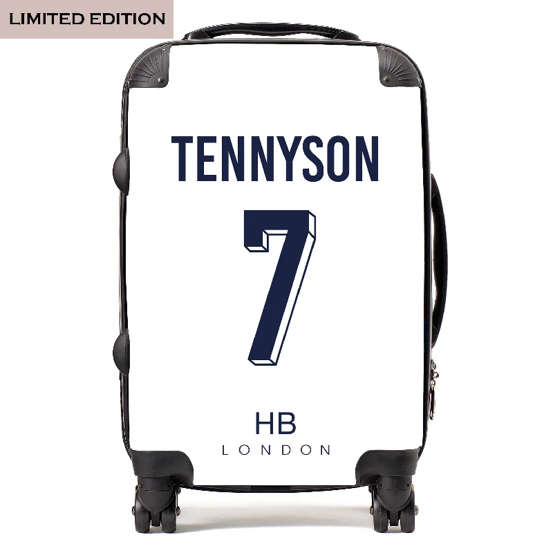 Suitcase with padded handles-Limited Edition Personalised England Football 2024 Suitcase