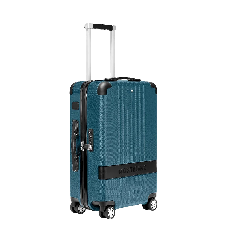 Suitcase with sturdy zippers-Montblanc MY4810 Cabin Compact Trolley