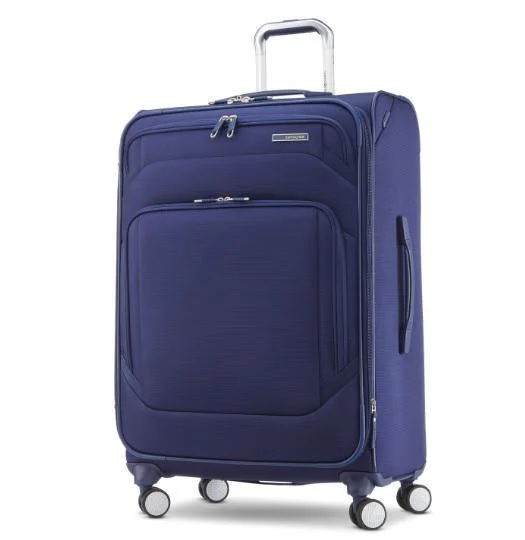 Suitcase with sleek straps-Samsonite Ascentra  Softside Luggage (MEDIUM)(20% OFF in Store)