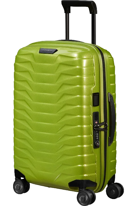 Suitcase for minimalist travelers-Samsonite Proxis Cabin Suitcase with 4 wheels and USB 