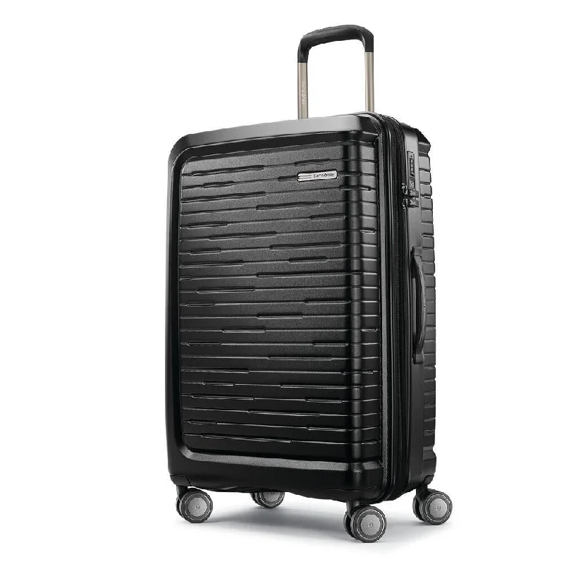 Suitcase with quick-release buckles-Samsonite Silhouette 16 Hardside Luggage (MEDIUM)