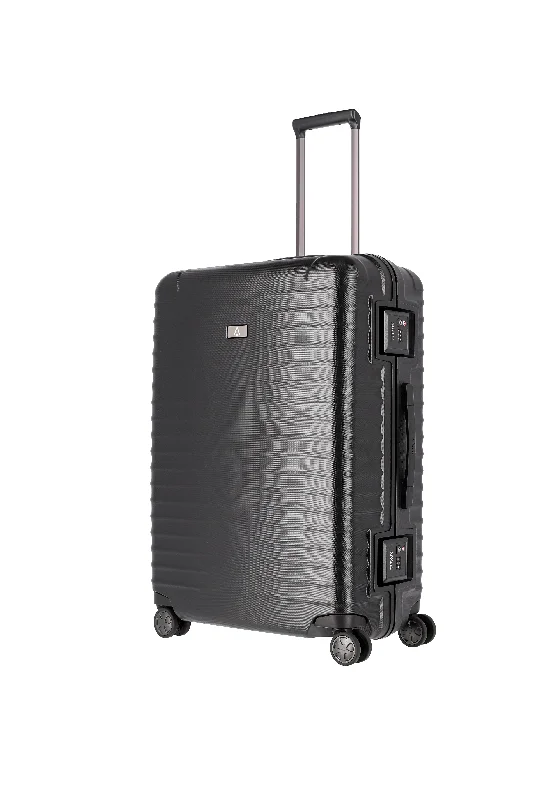 Suitcase with sleek straps-Titan Litron Frame L